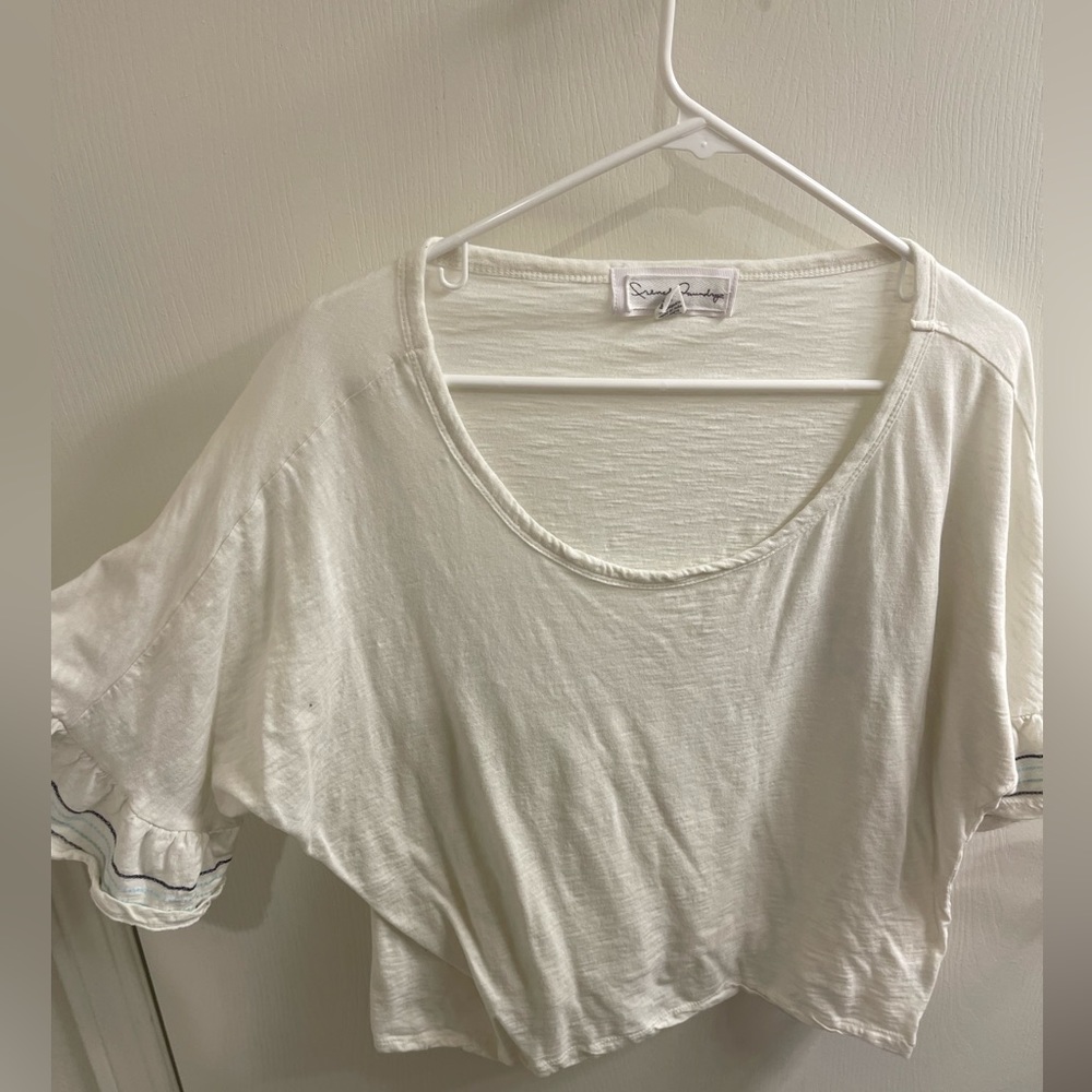 French Laundry white womens shirt